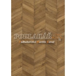 Kährs Dub Chevron Light Brown - Dřevěná podlaha Kährs ID Chevron