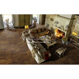 Kährs Dub Chevron Dark Brown - Dřevěná podlaha Kährs ID Chevron