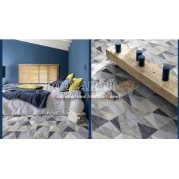 Gerflor Diamond Blue - PVC vinyl v metráži Gerflor HQR 