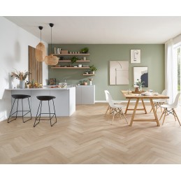 Wineo Plain Oak Beige - Vinylová podlaha Wineo 400 lepená Wood XS